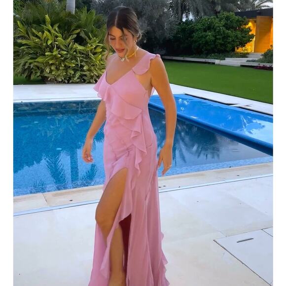 RARE!!! MANGO BLOGGER FAVE!!! Asymmetric Maxi Dress NWT - Picture 11 of 16